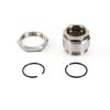 usvehj Stainless Steel Rear Axle Jam Sleeve Nut Clip for-5