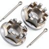 Caltric Metal Lock Nut Retainer Set for Honda-0