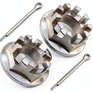 Caltric Metal Lock Nut Retainer Set for Honda-0