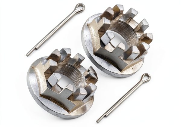 Caltric Metal Lock Nut Retainer Set for Honda-0