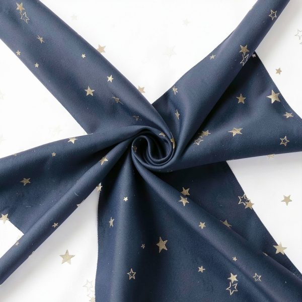 BGment Navy Blue Polyester Blackout Curtains for Kids-7