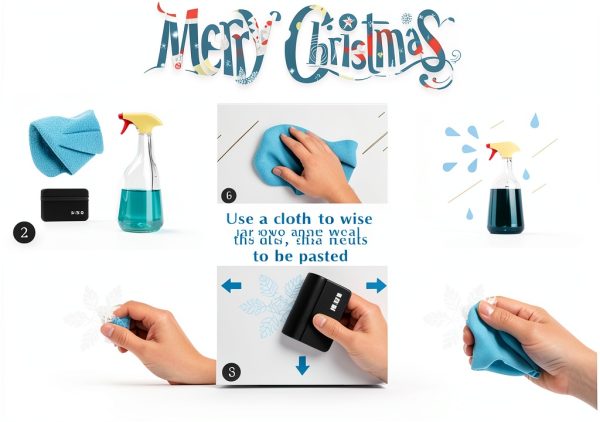 Christmas Window Stickers liuzzqq Weatherproof-5