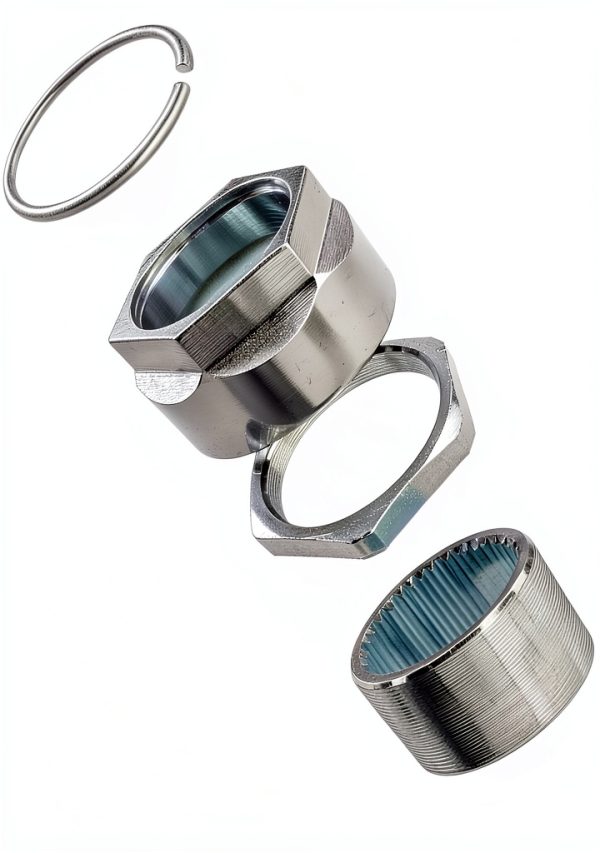 Honda ATV Axle Lock Nut M MATI Stainless Steel-0