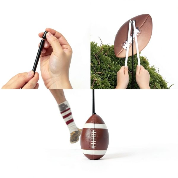 Football Kicking Tee Anglecai Aluminum Stand-5