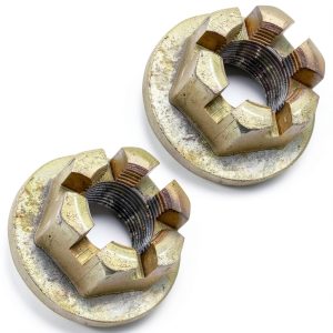 Caltric Alloy Steel Axle Castle Nut for Can-Am Commander-0