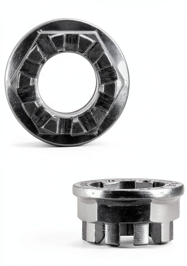 Caltric Metal Lock Nut Retainer Set for Honda-1