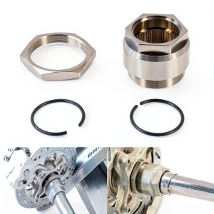 usvehj Stainless Steel Rear Axle Jam Sleeve Nut Clip for-0