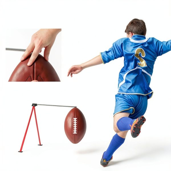 Football Kicking Stand Ziopetru Aluminum Black Red-4
