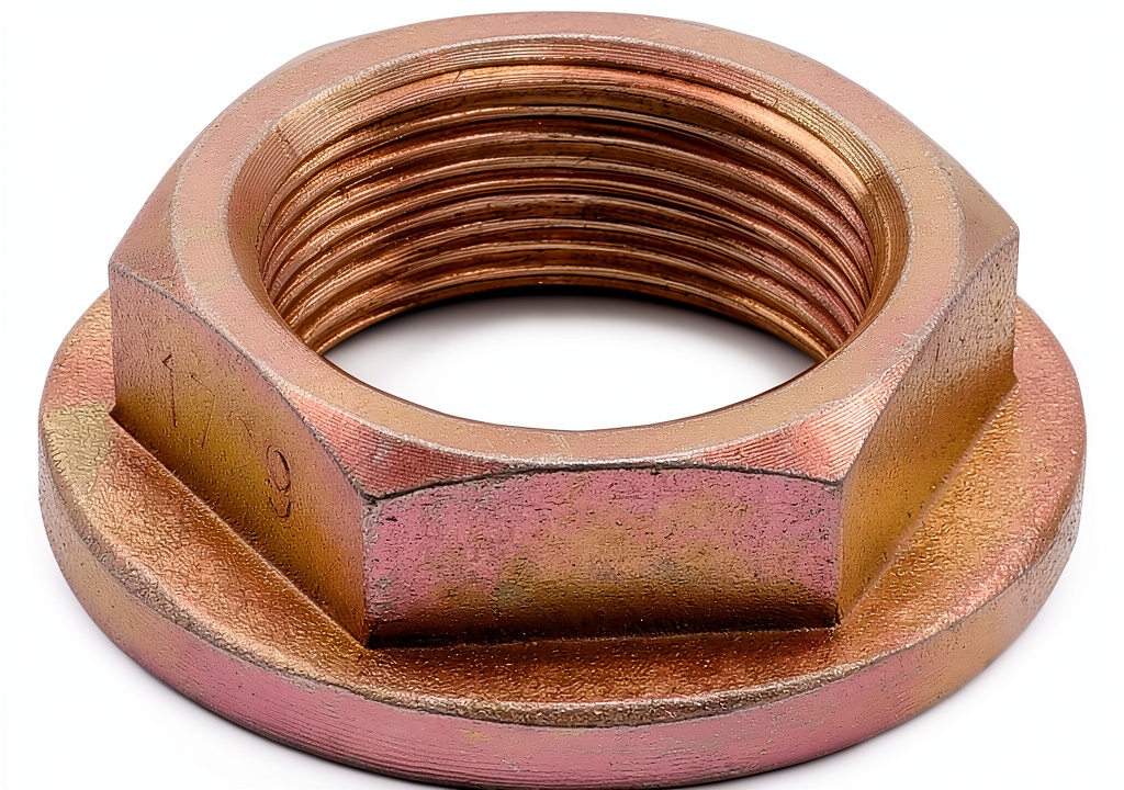 Beck/Arnley axle nut retainer installed on a vehicle suspension