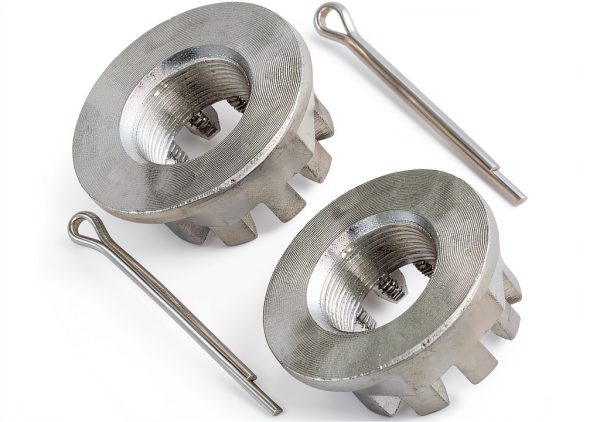 Caltric Metal Lock Nut Retainer Set for Honda-3