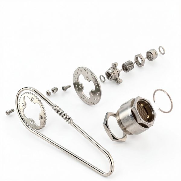 usvehj Stainless Steel Rear Axle Jam Sleeve Nut Clip for-3