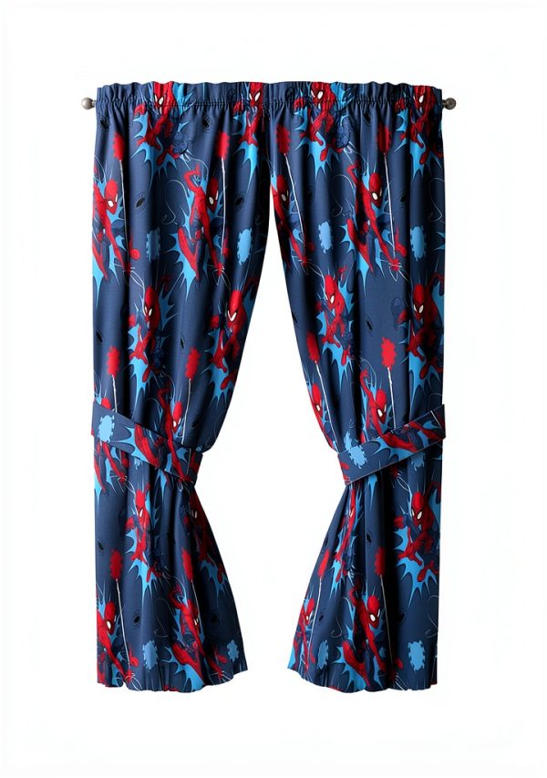 Kids Spiderman Polyester Drapes Jay Franco-6
