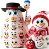 Snowman Face Vinyl Stickers Sionoiur Home Decor-0