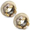 Caltric Alloy Steel Axle Castle Nut for Can-Am Commander-5