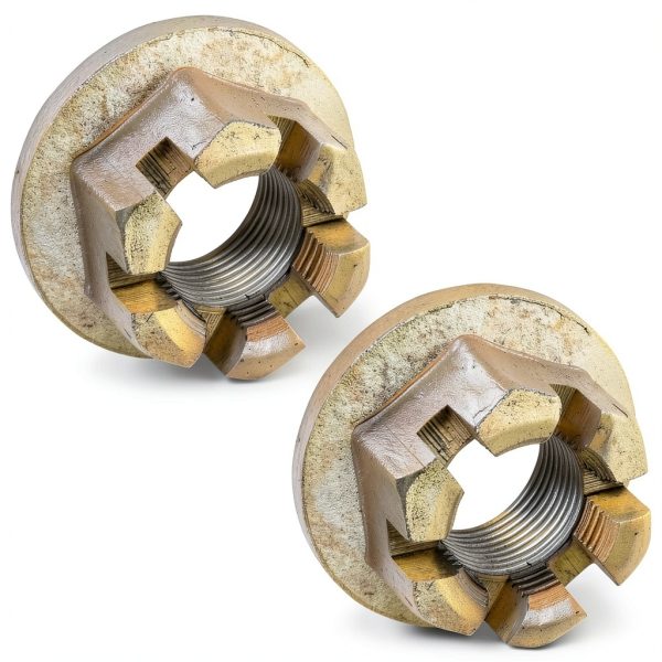 Caltric Alloy Steel Axle Castle Nut for Can-Am Commander-5