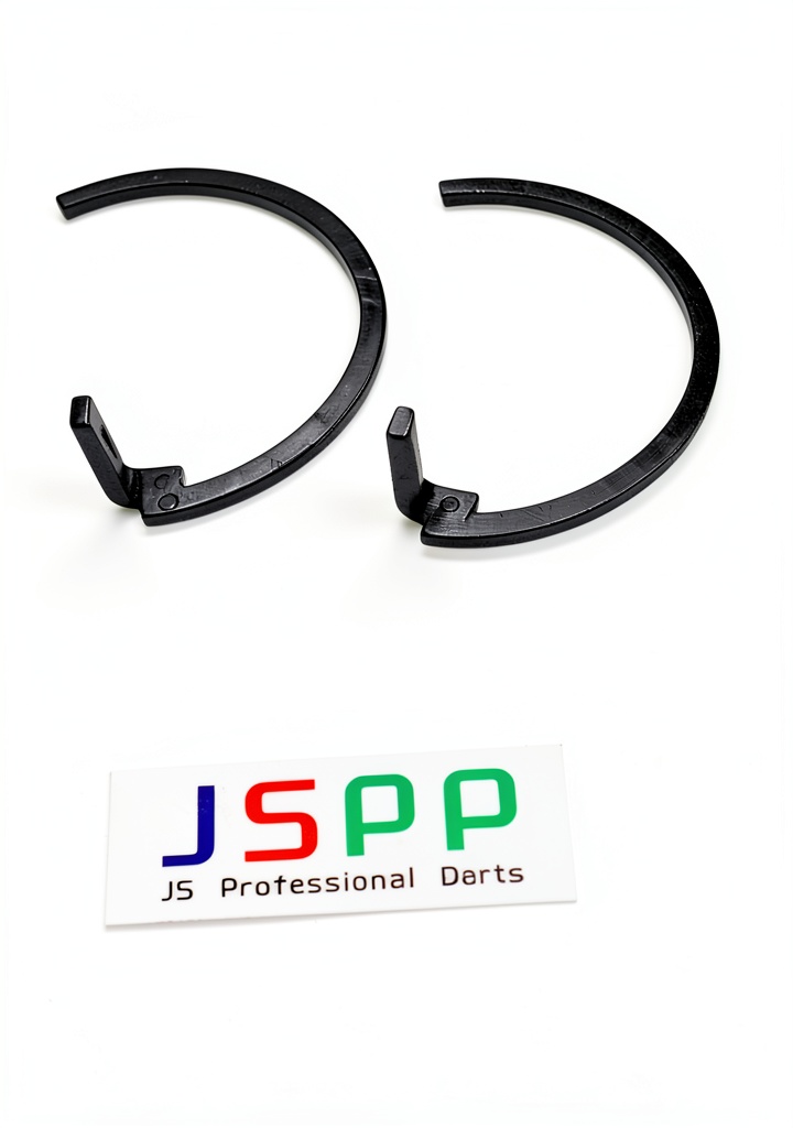 Installing JS Professional spindle nut retaining clip on a Ford axle hub