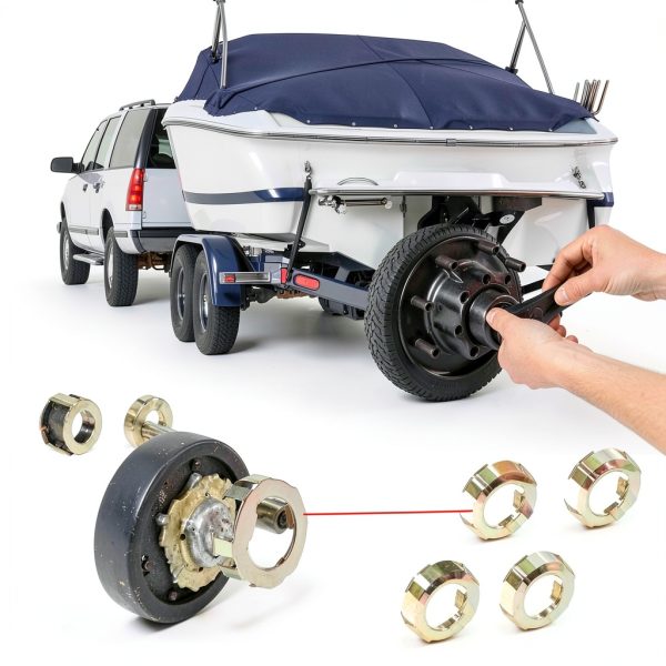 Trailer Spindle Nut Retainer by XYgdhqpt Automotive-1