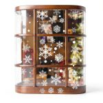 AOWDIAO White Snowflake Window Clings for Home-0
