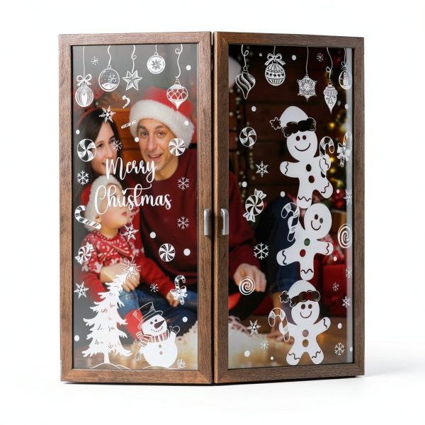 Christmas Gingerbread Window Clings by Sionoiur PVC Static-2