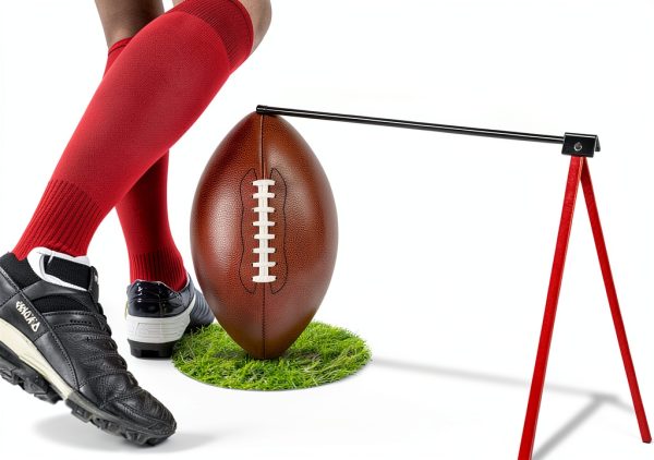 Football Kicking Stand Ziopetru Aluminum Black Red-0