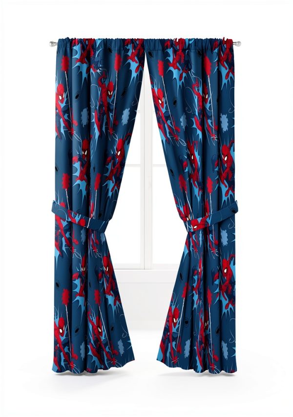 Kids Spiderman Polyester Drapes Jay Franco-5