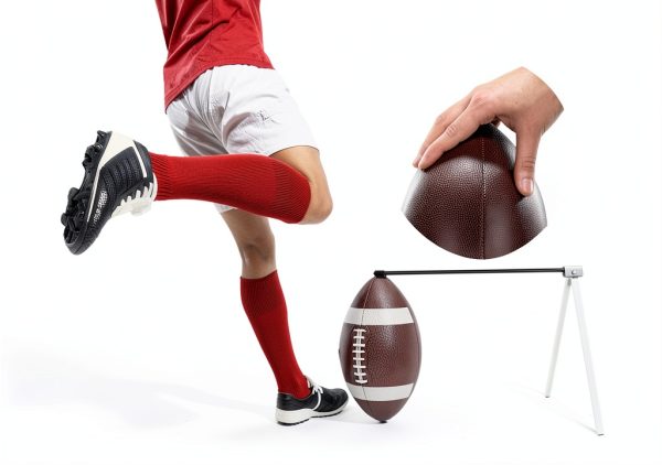 Football Kicking Tee Anglecai Aluminum Stand-3