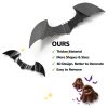 Ludilo Halloween Bats Decorations 100PCS Black PVC-1