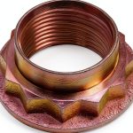 Axle Spindle Nut Retainer Beck Arnley Alloy Steel-0