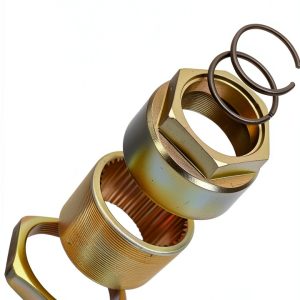 GOLKNHA Gold ATV Axle Spindle Nut Retainer Metal Stainless-0