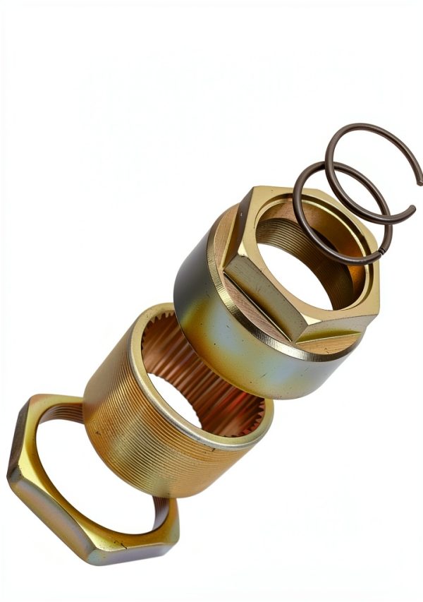 GOLKNHA Gold ATV Axle Spindle Nut Retainer Metal Stainless-0