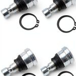 RANSOTO Front Ball Joint 4PC OEM Replacement for Polaris Ranger RZR-0