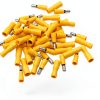 Crimp Connector 50Pcs Insulated Snap Terminal Set Yellow BORDSTRACT-2