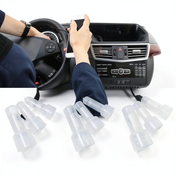 Garosa 100 Closed End Crimp Terminals Nylon Connectors for Car Audio-2