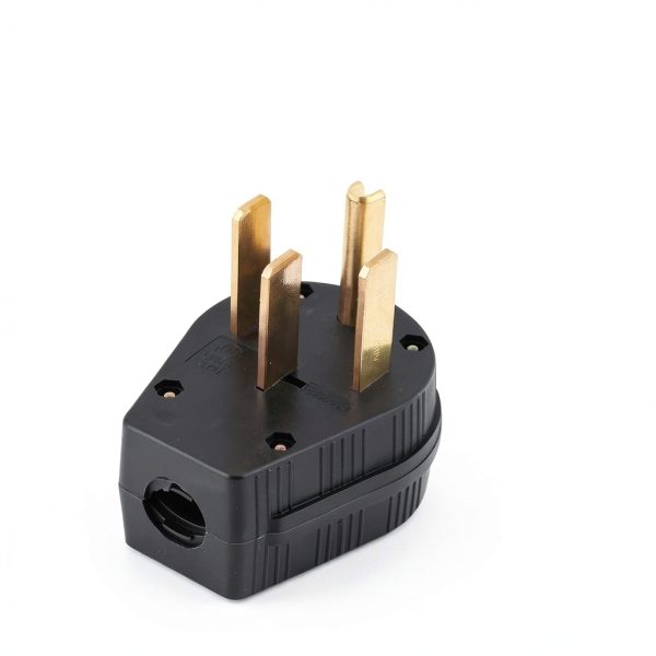 14-50P 50A 125/250V Blade Male Plug Walfront 4‑Prong Grounding-1