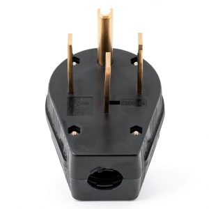 14-50P 50A 125/250V Blade Male Plug Walfront 4‑Prong Grounding-0
