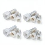 Garosa 100 Closed End Crimp Terminals Nylon Connectors for Car Audio-0