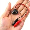 4PCS T Shape 9V Battery Snap Connectors by Bxian 15cm Clip Leads-2