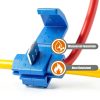 Solderless Quick Splice Connectors GNT Plug Red 22‑18 AWG Blue 18‑14-5