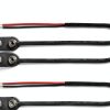 9V Battery Snap-On Hard-Shell Clip Connector by KASSupply – 3 Pack-1