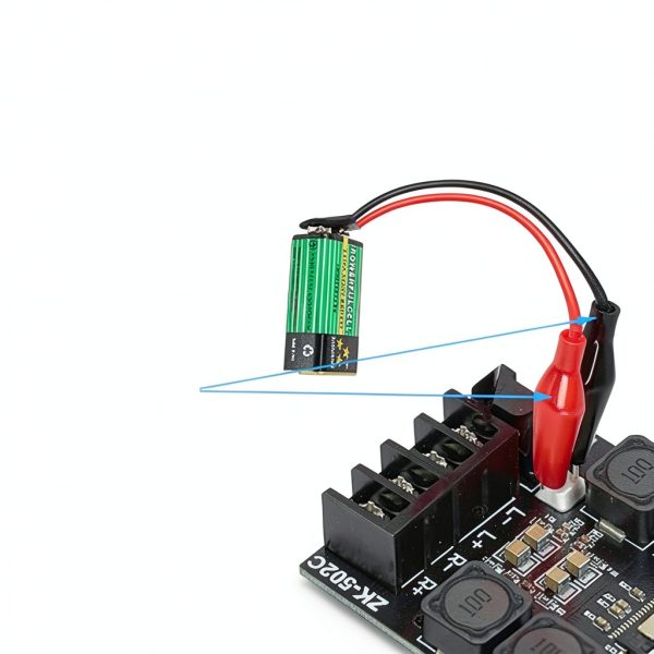 4PCS T Shape 9V Battery Snap Connectors by Bxian 15cm Clip Leads-4