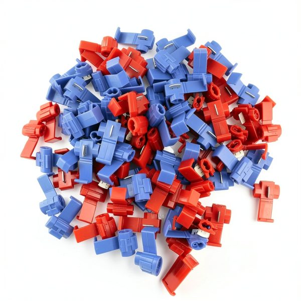 Solderless Quick Splice Connectors GNT Plug Red 22‑18 AWG Blue 18‑14-6
